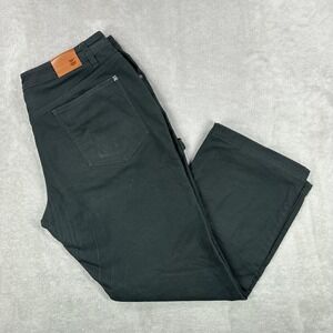 Jetty Pants Womens 12 Gray Carpenter Straight Leg Twill Stretch Casual Outdoors